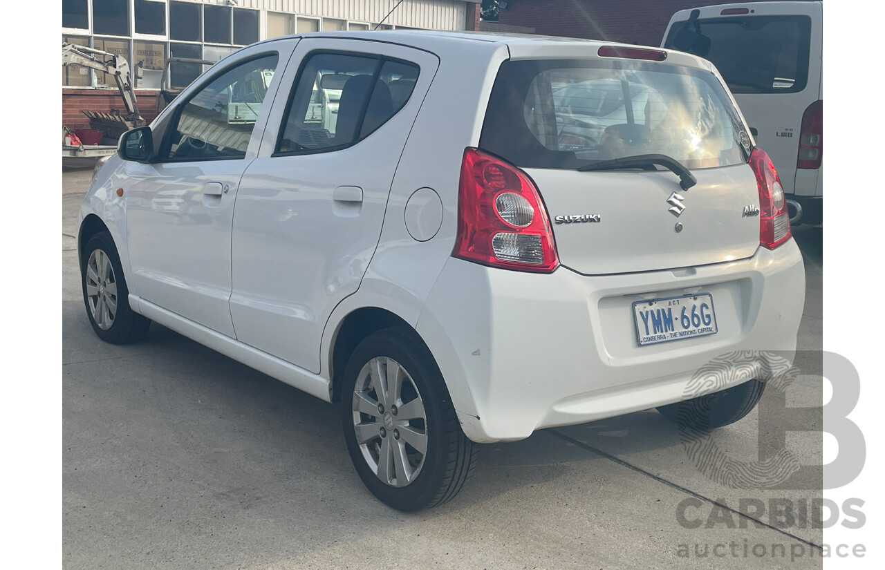 7/2010 Suzuki Alto GLX GF 5d Hatchback White 1.0L