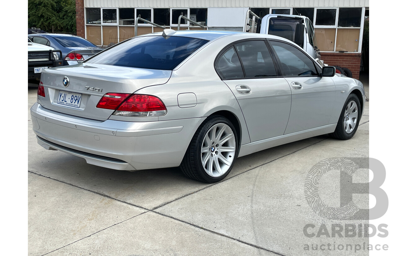 10/2006 BMW 740i E65 4d Sedan Silver 4.0L