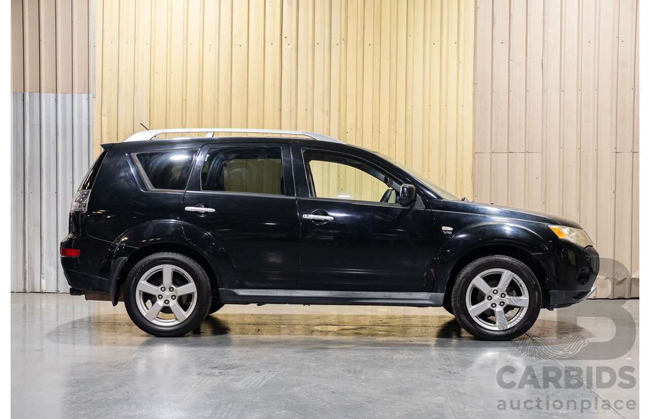 3/2009 Mitsubishi Outlander VR-X (4x4) ZG MY09 4d Wagon Black 3.0L