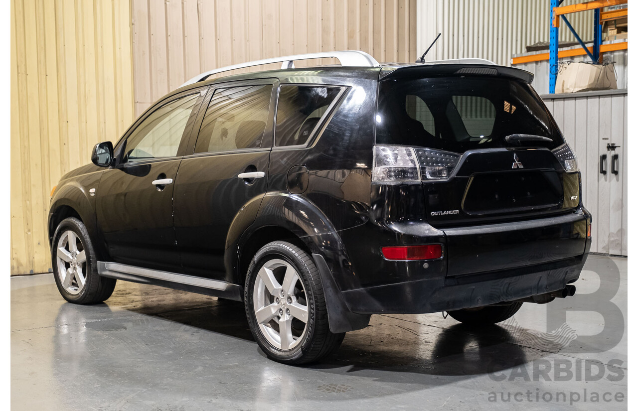 3/2009 Mitsubishi Outlander VR-X (4x4) ZG MY09 4d Wagon Black 3.0L