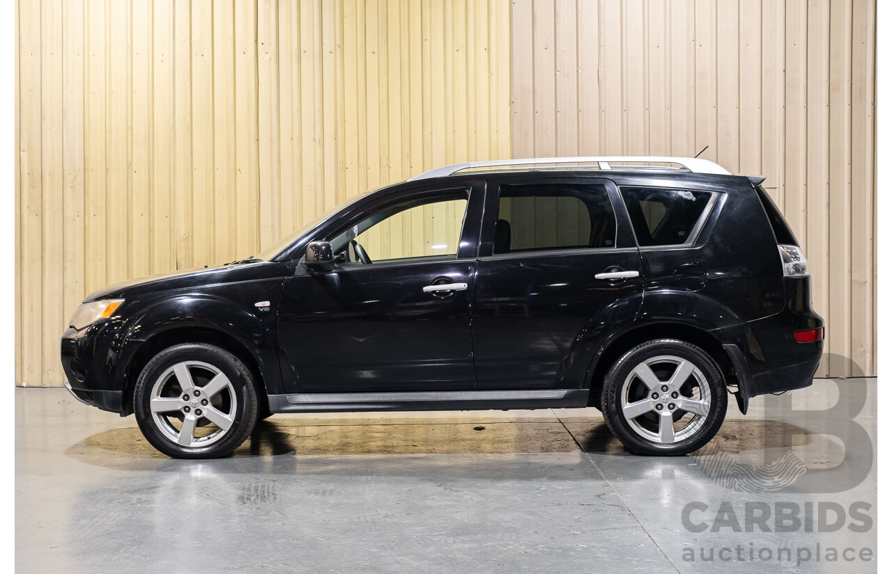 3/2009 Mitsubishi Outlander VR-X (4x4) ZG MY09 4d Wagon Black 3.0L