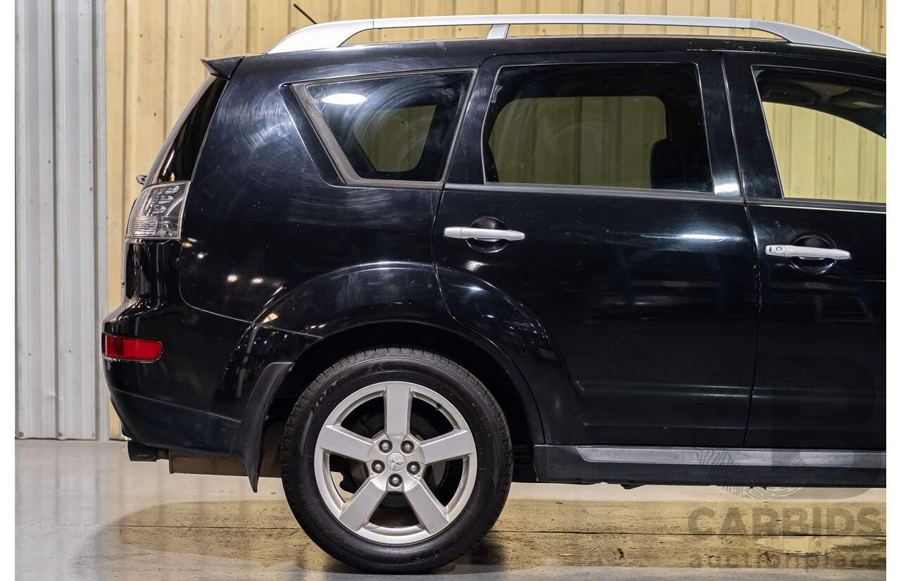 3/2009 Mitsubishi Outlander VR-X (4x4) ZG MY09 4d Wagon Black 3.0L