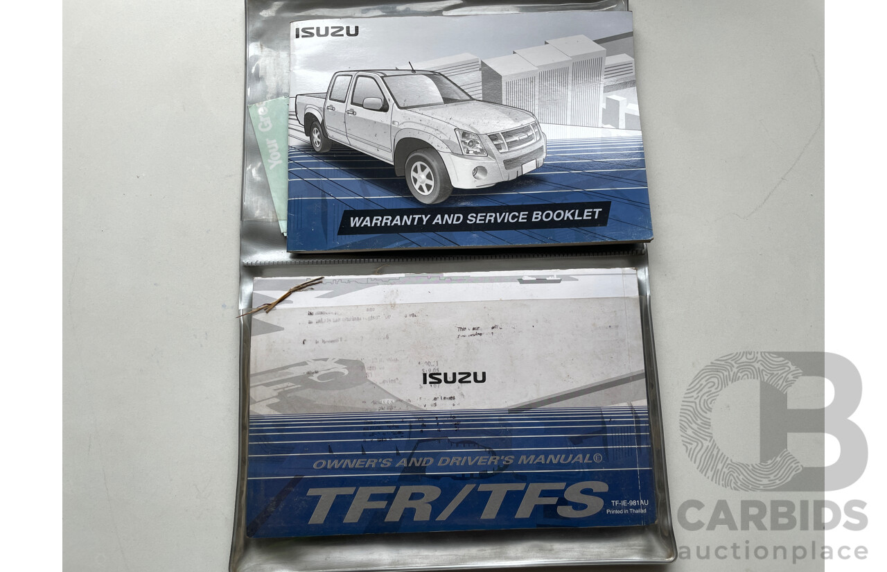 11/2008 Isuzu D-Max SX (4x4) TF Crew C/Chas White 3.0L