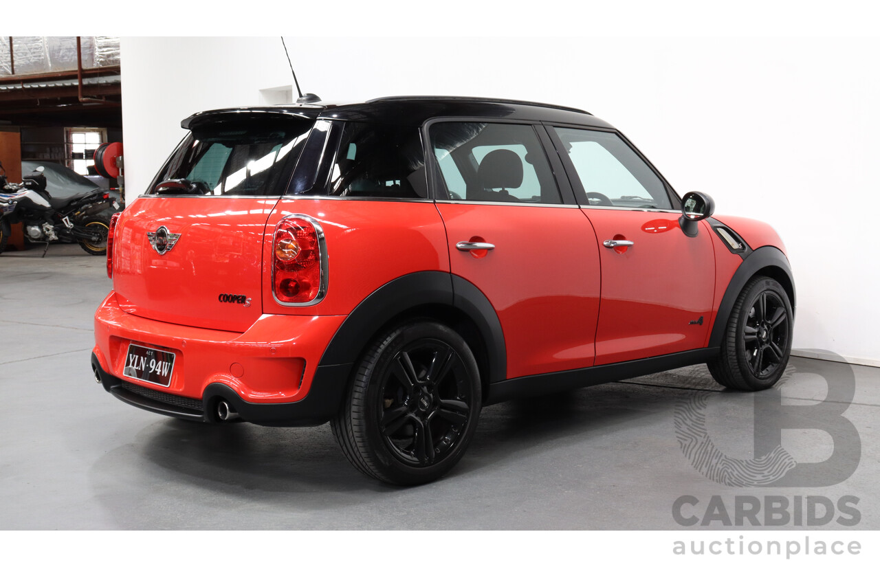 1/2011 Mini Cooper S ALL4 Countryman - Lot 1442945