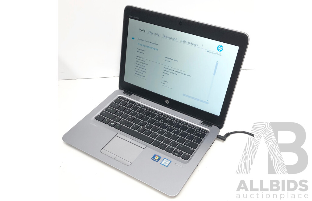 HP EliteBook 820 G3 Intel Core i5 (6300U) 2.40GHz-3.00GHz 2-Core CPU 12.5-Inch Laptop