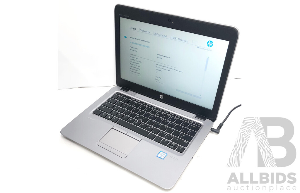 HP EliteBook 820 G3 Intel Core i5 (6300U) 2.40GHz-3.00GHz 2-Core CPU 12.5-Inch Laptop