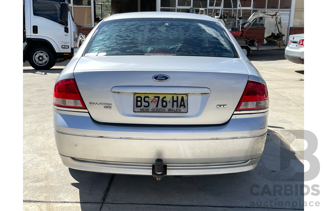 2/2005 Ford Falcon XT (lpg) BA MKII 4d Sedan Silver 4.0L