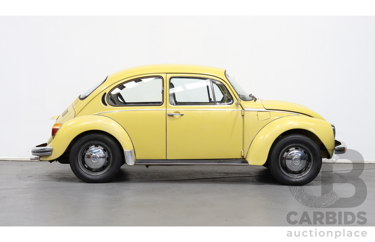 7/1975 Volkswagen Beetle 1600 L 2 d Sedan Yellow 1.6L