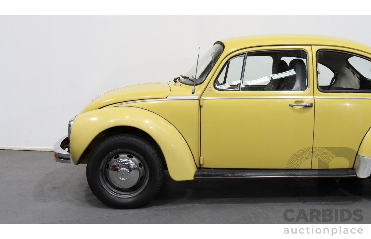 7/1975 Volkswagen Beetle 1600 L 2 d Sedan Yellow 1.6L