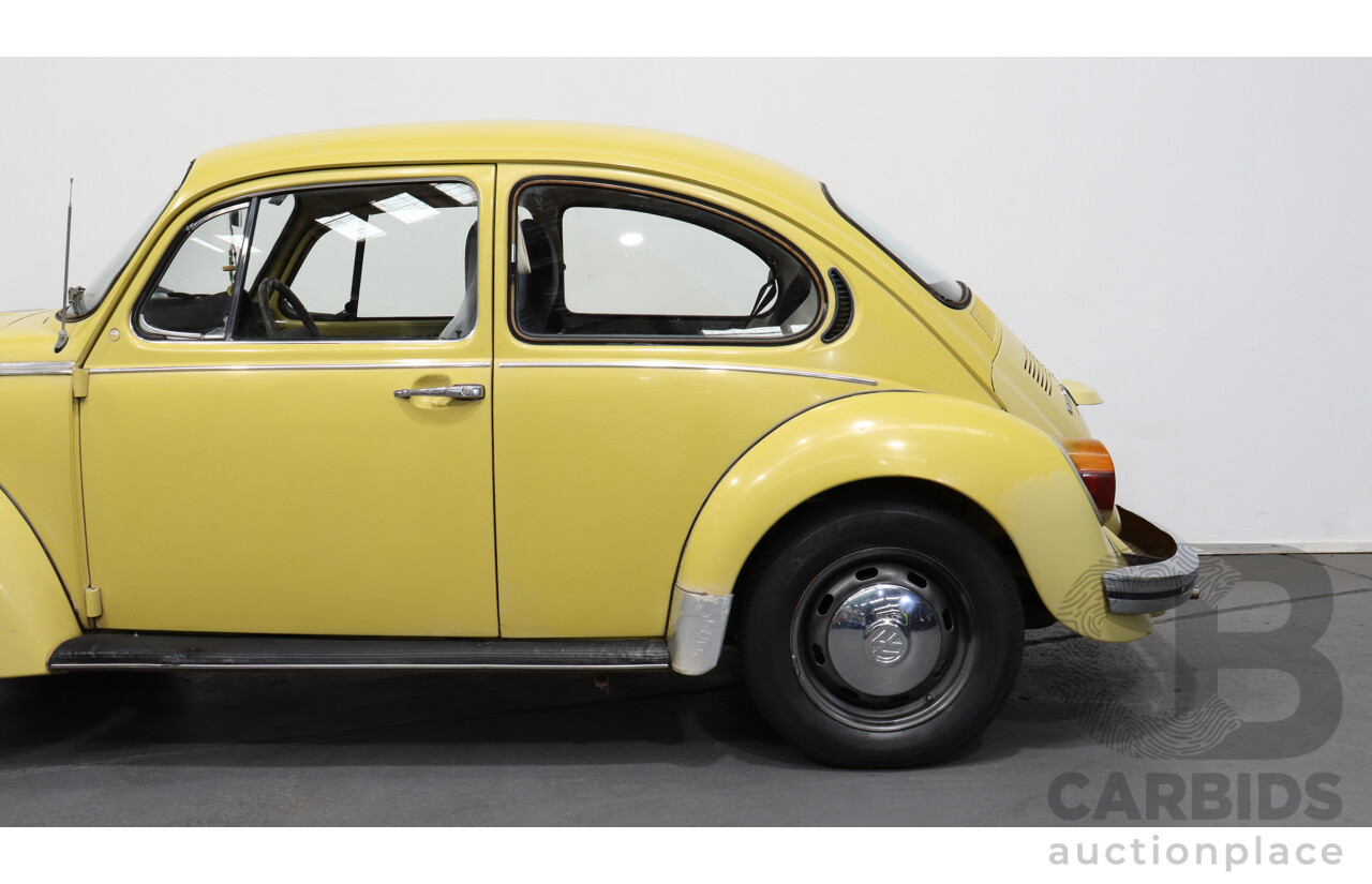 7/1975 Volkswagen Beetle 1600 L 2 d Sedan Yellow 1.6L