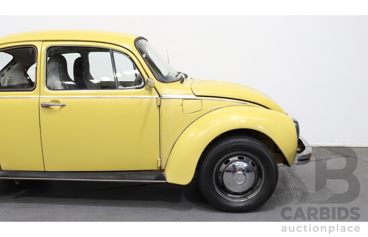 7/1975 Volkswagen Beetle 1600 L 2 d Sedan Yellow 1.6L