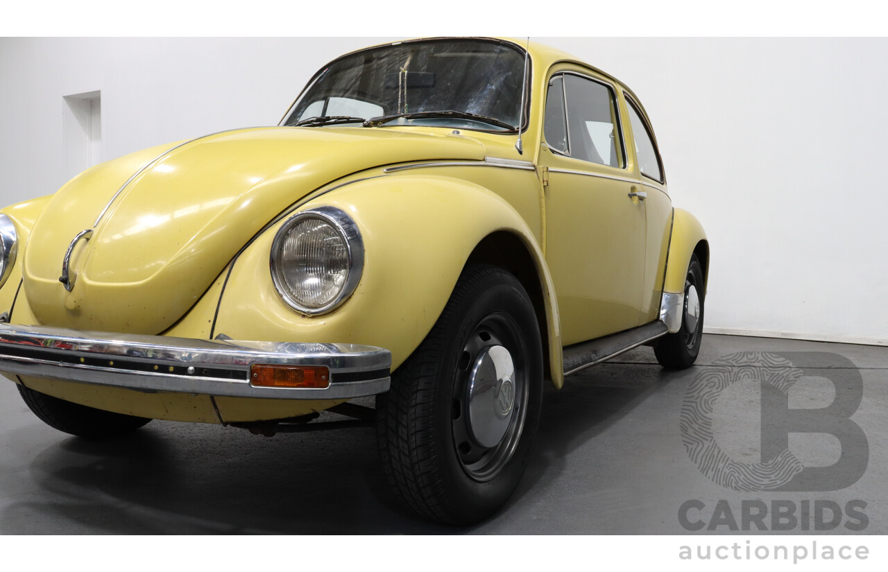 7/1975 Volkswagen Beetle 1600 L 2 d Sedan Yellow 1.6L