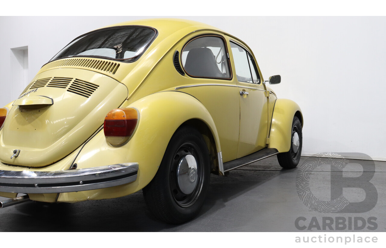 7/1975 Volkswagen Beetle 1600 L 2 d Sedan Yellow 1.6L