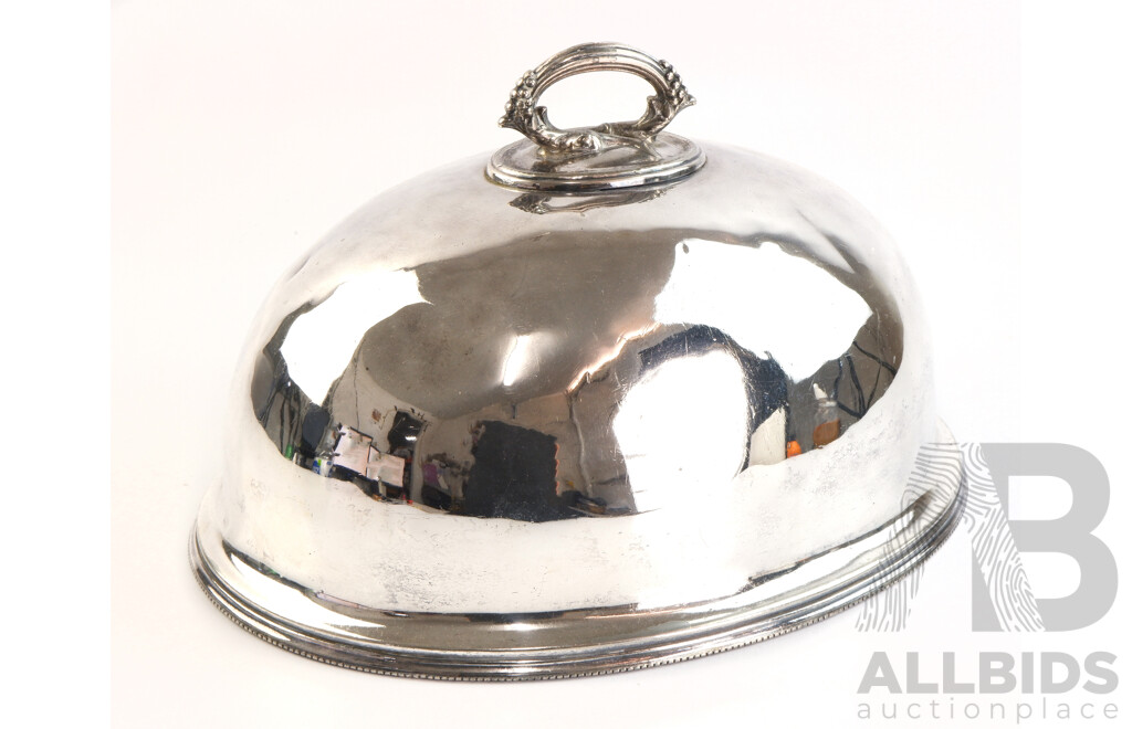 Vintage Silverplate Meat Dome by James Dixon & Sons