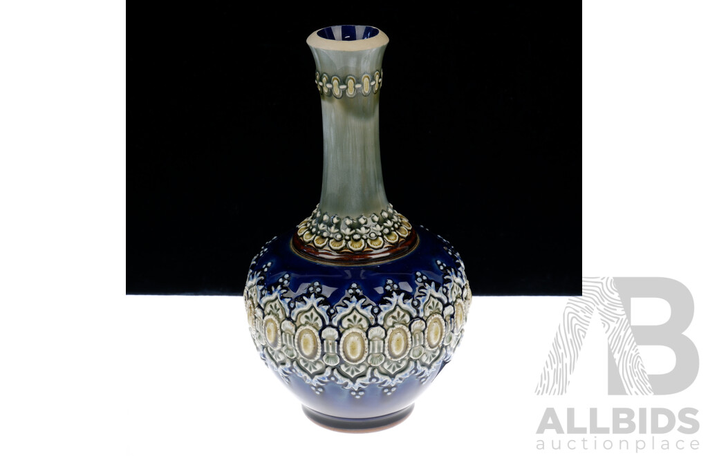 Antique Royal Doulton Stoneware Vase