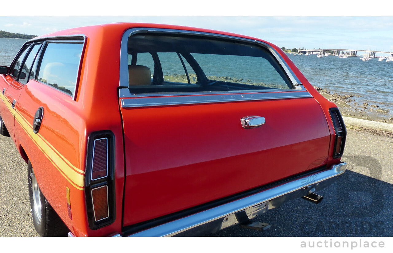 11/1977 Ford Falcon 500 XC Rally Pack 4d Wagon Red Flame 5.8L 351ci V8 - Matching Numbers