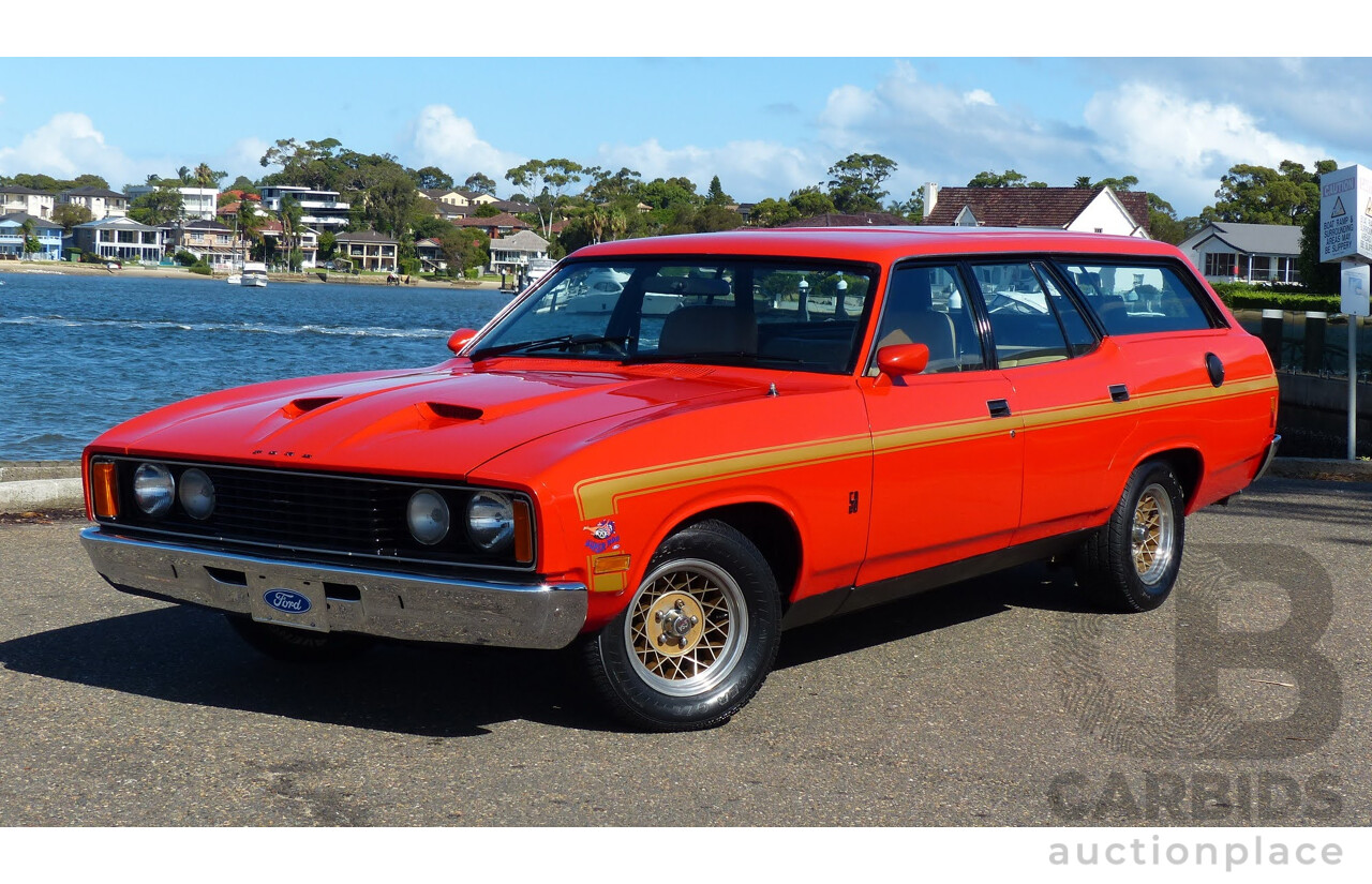 11/1977 Ford Falcon 500 XC Rally Pack 4d Wagon Red Flame 5.8L 351ci V8 - Matching Numbers