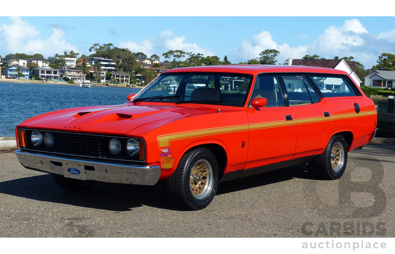 11/1977 Ford Falcon 500 XC Rally Pack 4d Wagon Red Flame 5.8L 351ci V8 - Matching Numbers