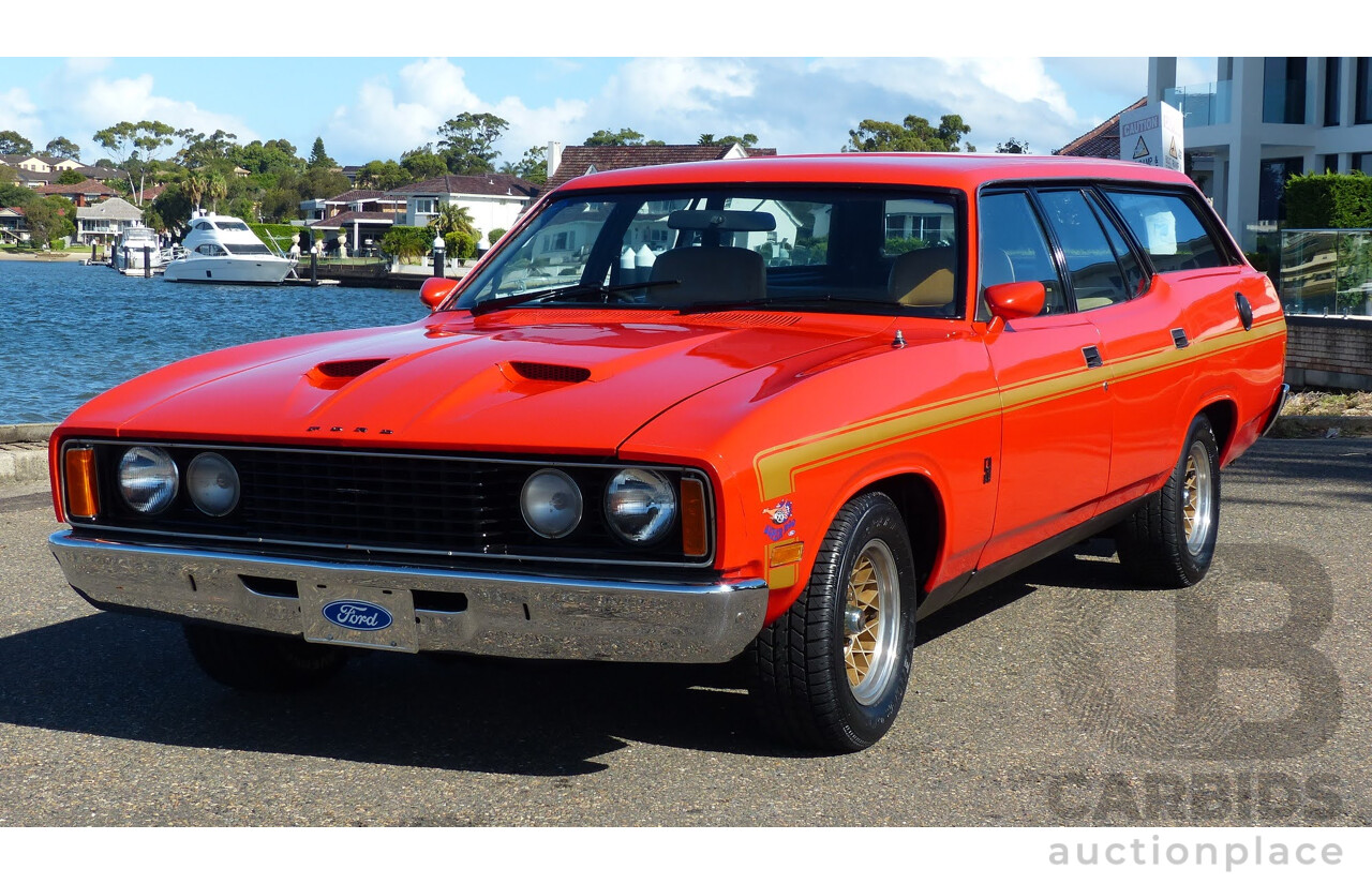 11/1977 Ford Falcon 500 XC Rally Pack 4d Wagon Red Flame 5.8L 351ci V8 - Matching Numbers