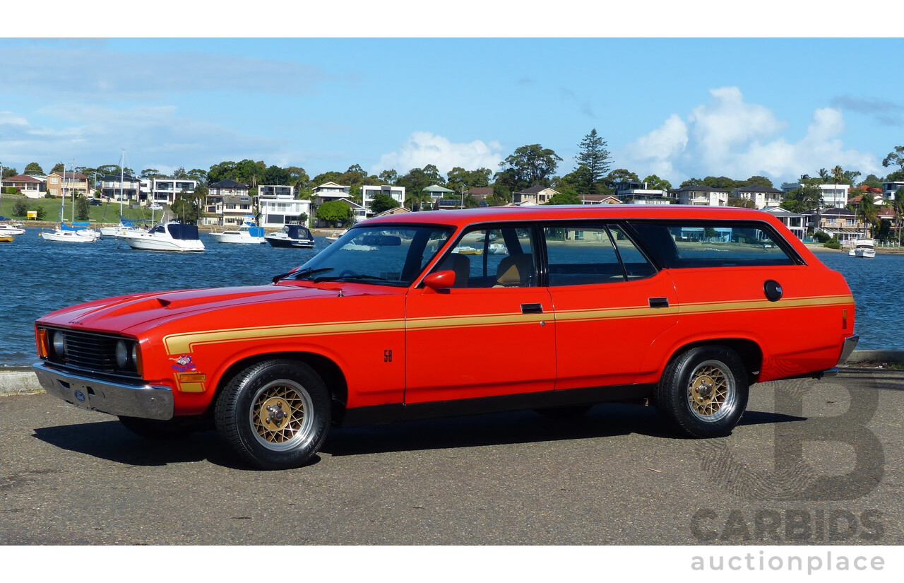 11/1977 Ford Falcon 500 XC Rally Pack 4d Wagon Red Flame 5.8L 351ci V8 - Matching Numbers