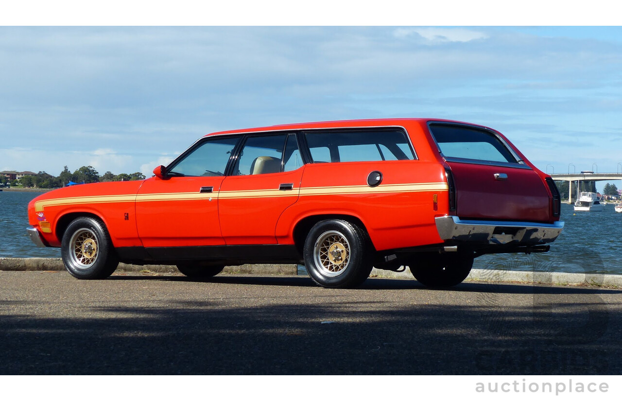 11/1977 Ford Falcon 500 XC Rally Pack 4d Wagon Red Flame 5.8L 351ci V8 - Matching Numbers