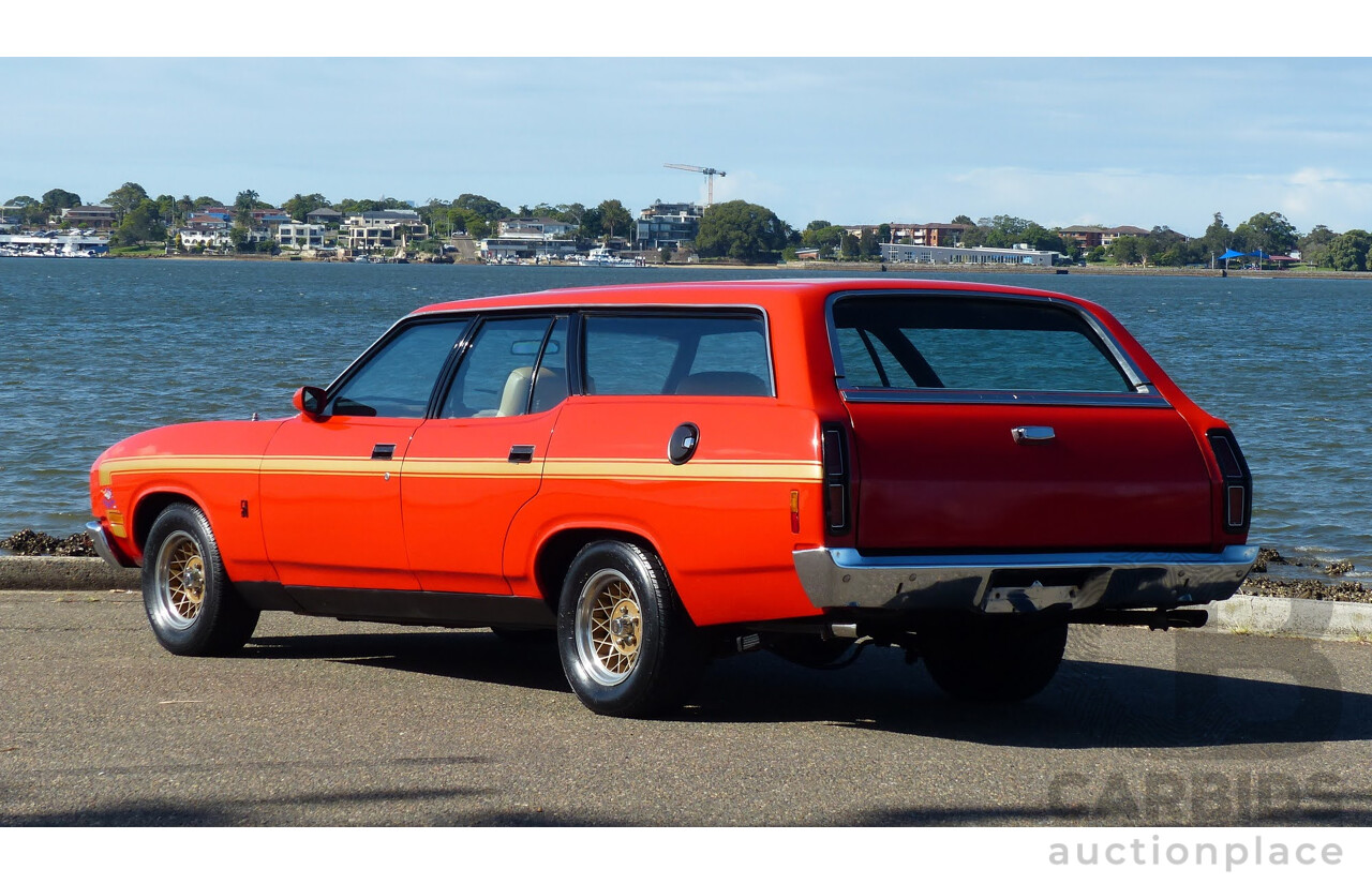 11/1977 Ford Falcon 500 XC Rally Pack 4d Wagon Red Flame 5.8L 351ci V8 - Matching Numbers