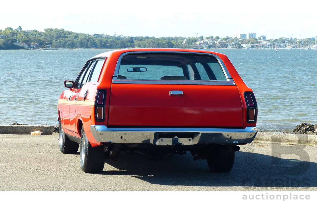 11/1977 Ford Falcon 500 XC Rally Pack 4d Wagon Red Flame 5.8L 351ci V8 - Matching Numbers