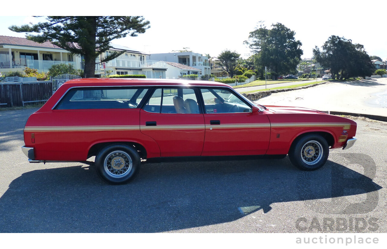 11/1977 Ford Falcon 500 XC Rally Pack 4d Wagon Red Flame 5.8L 351ci V8 - Matching Numbers