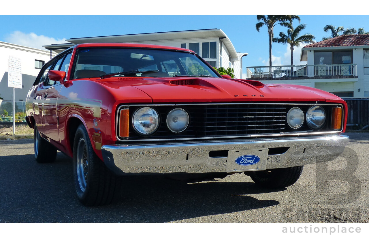 11/1977 Ford Falcon 500 XC Rally Pack 4d Wagon Red Flame 5.8L 351ci V8 - Matching Numbers