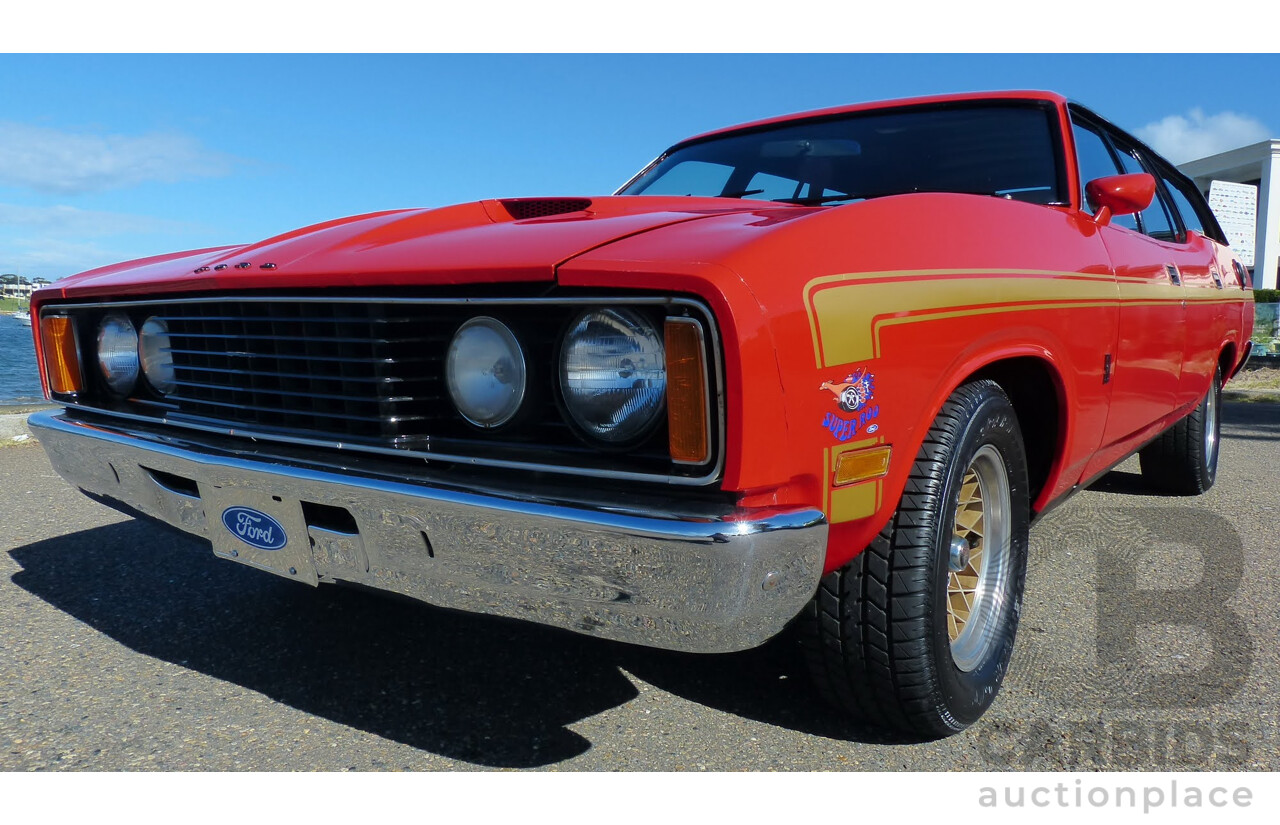 11/1977 Ford Falcon 500 XC Rally Pack 4d Wagon Red Flame 5.8L 351ci V8 - Matching Numbers