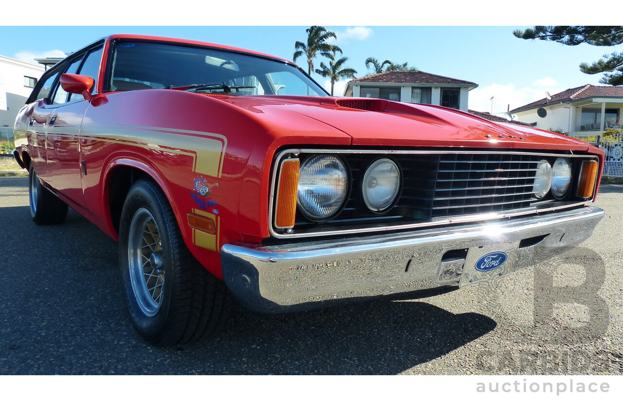 11/1977 Ford Falcon 500 XC Rally Pack 4d Wagon Red Flame 5.8L 351ci V8 - Matching Numbers