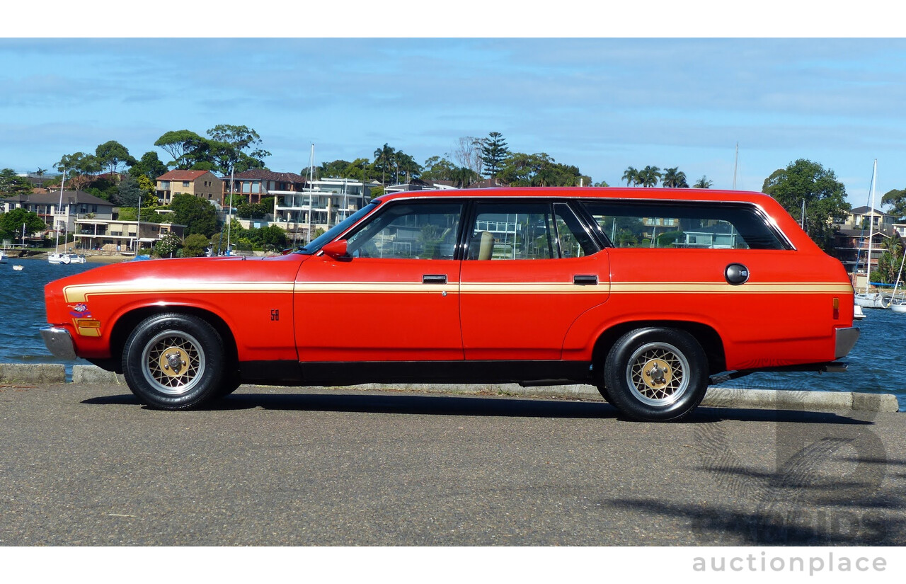 11/1977 Ford Falcon 500 XC Rally Pack 4d Wagon Red Flame 5.8L 351ci V8 - Matching Numbers