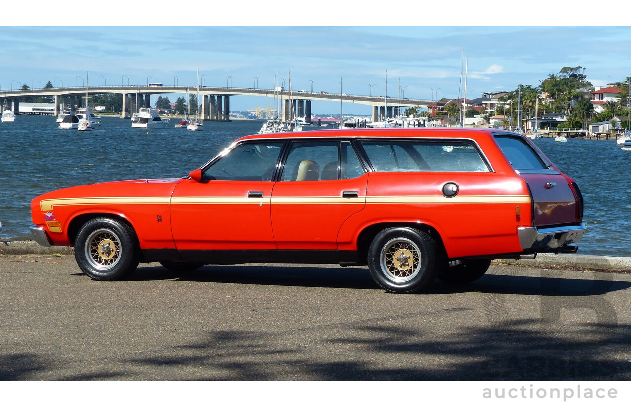 11/1977 Ford Falcon 500 XC Rally Pack 4d Wagon Red Flame 5.8L 351ci V8 - Matching Numbers