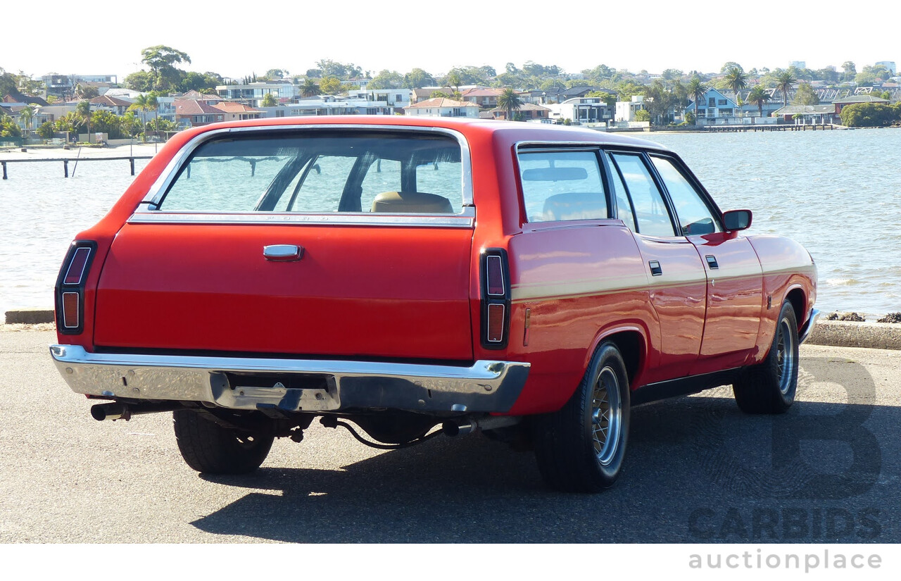 11/1977 Ford Falcon 500 XC Rally Pack 4d Wagon Red Flame 5.8L 351ci V8 - Matching Numbers