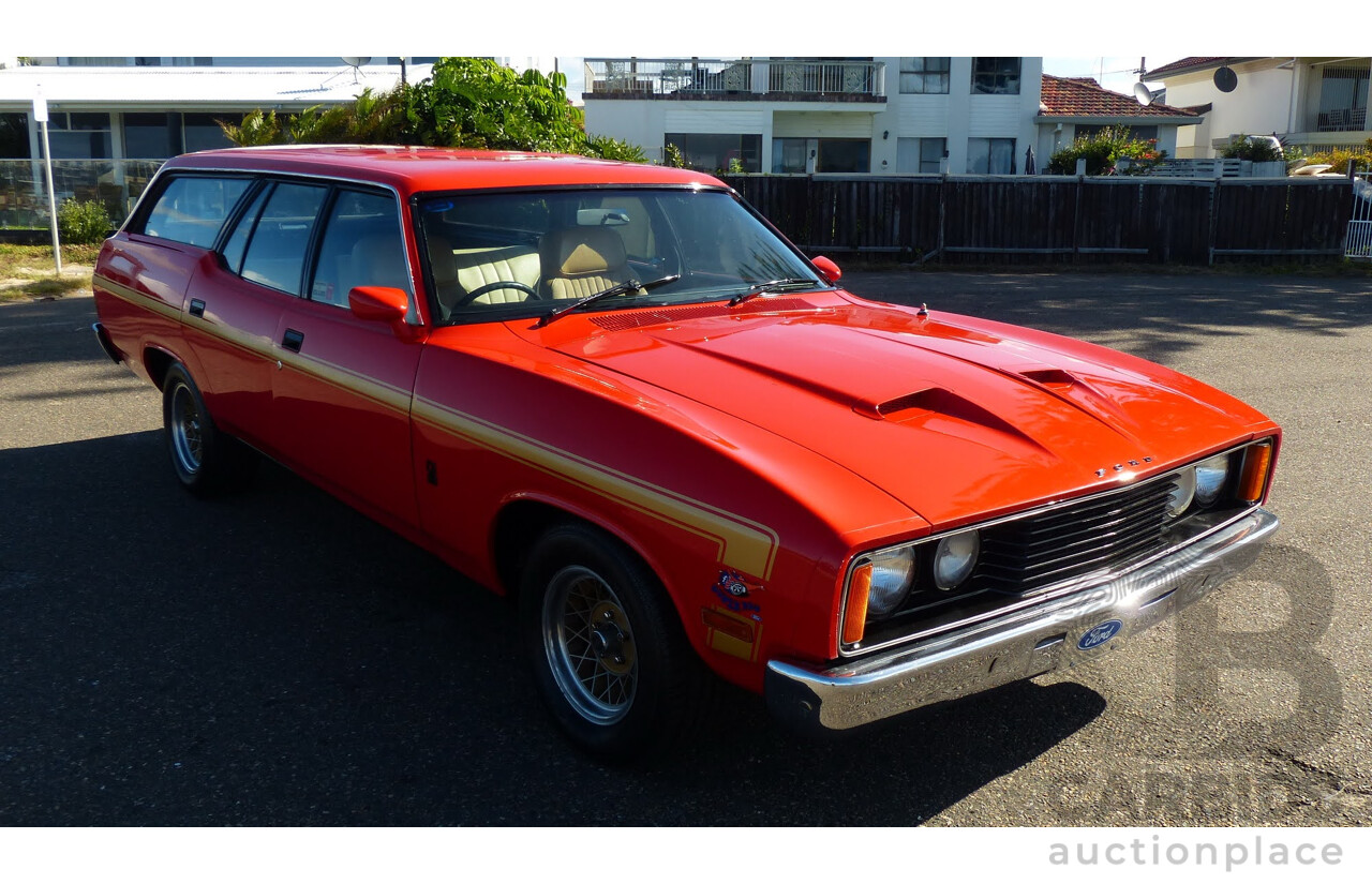 11/1977 Ford Falcon 500 XC Rally Pack 4d Wagon Red Flame 5.8L 351ci V8 - Matching Numbers