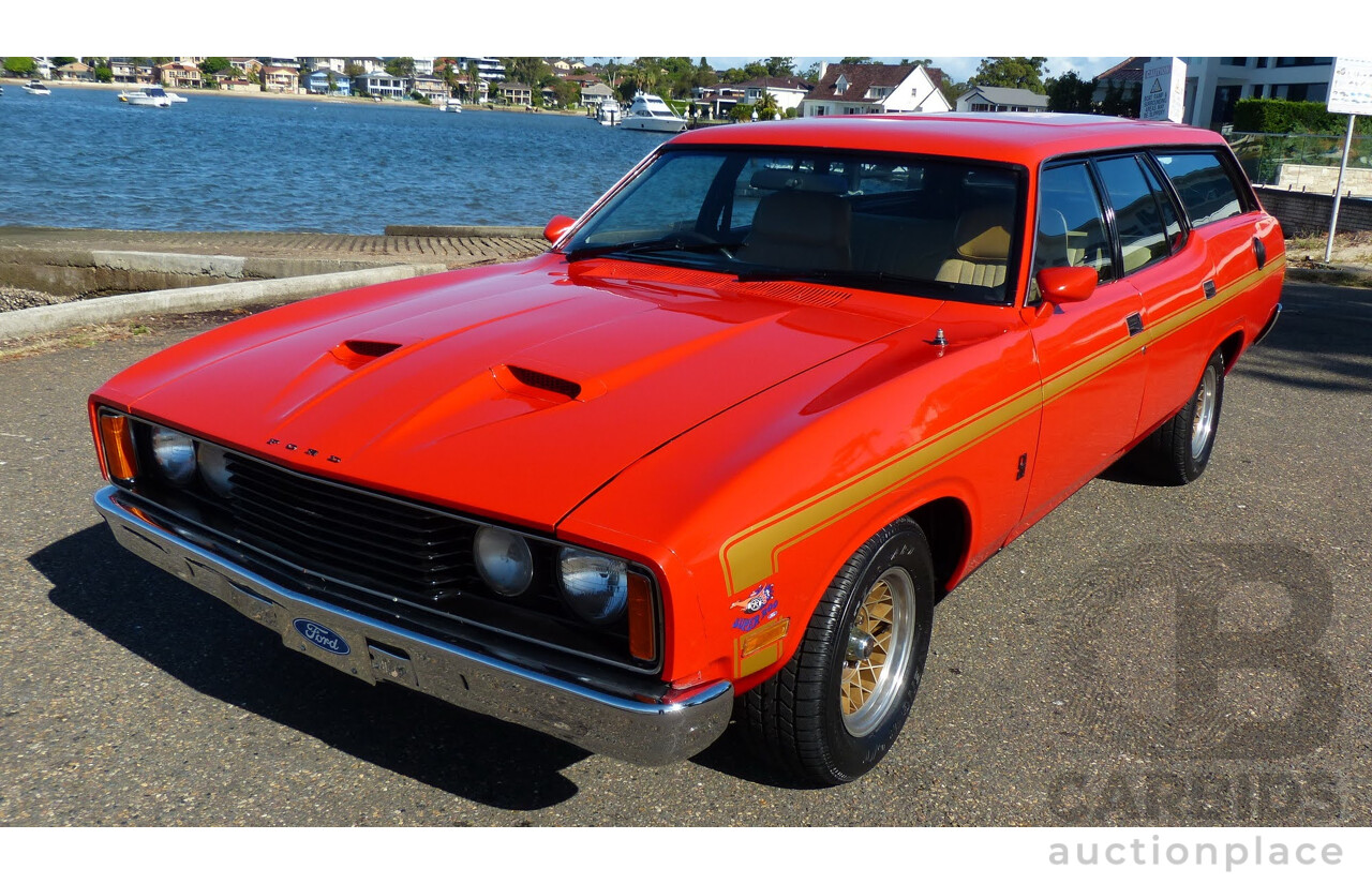 11/1977 Ford Falcon 500 XC Rally Pack 4d Wagon Red Flame 5.8L 351ci V8 - Matching Numbers