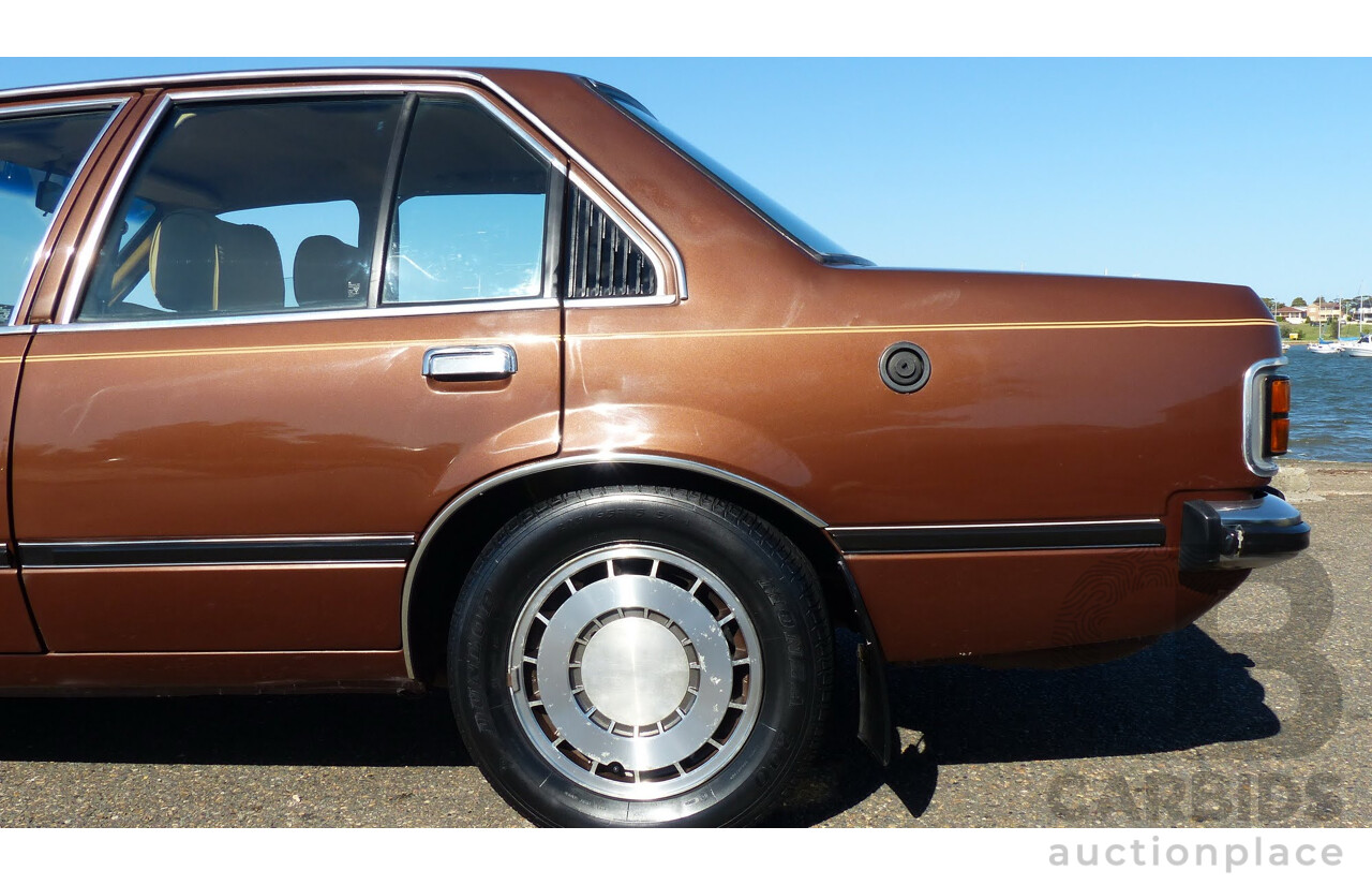 8/1980 Holden Commodore SL VC 4d Sedan Nutmeg Brown Metallic 4.2L 253ci V8