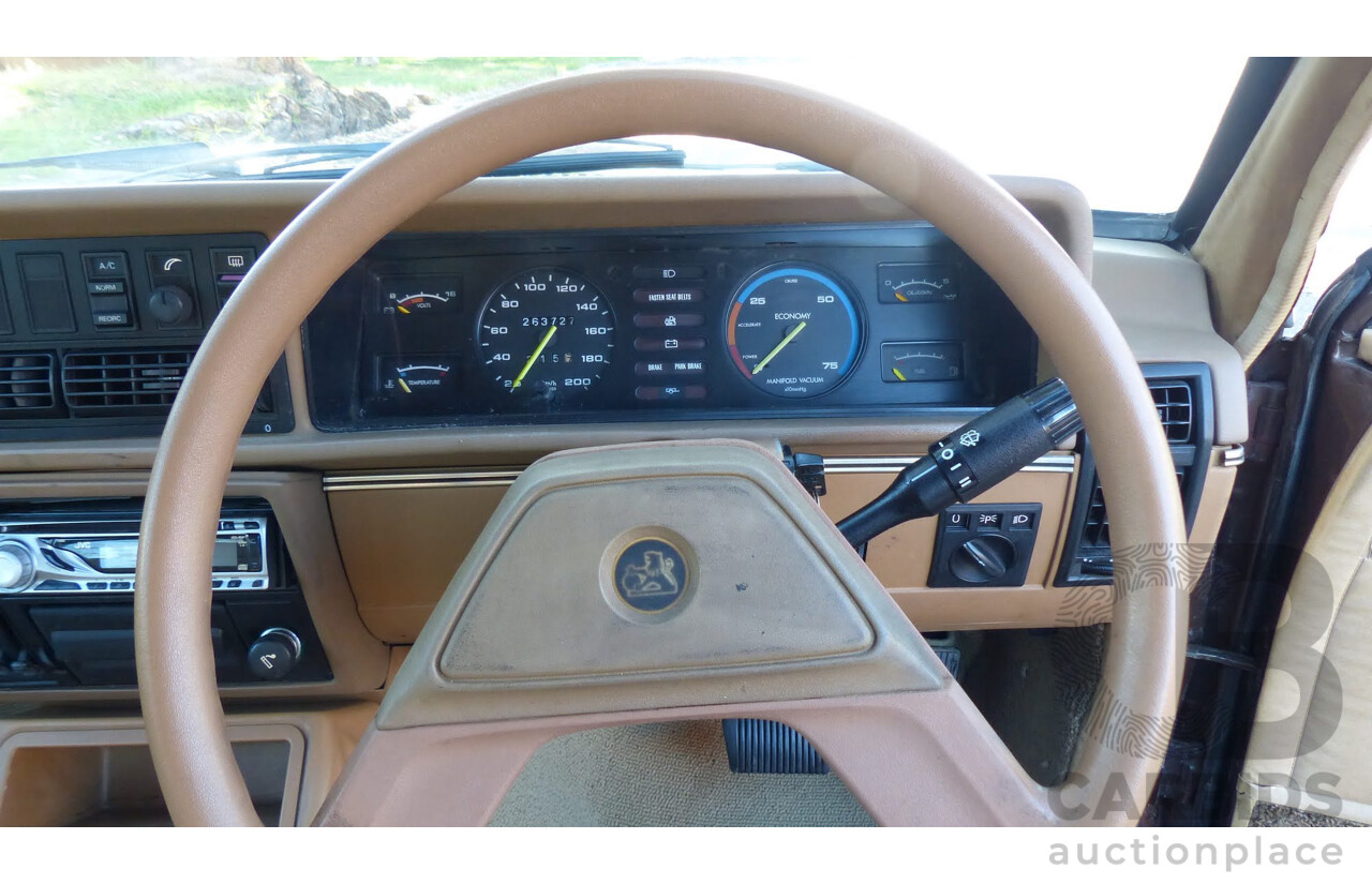 8/1980 Holden Commodore SL VC 4d Sedan Nutmeg Brown Metallic 4.2L 253ci V8