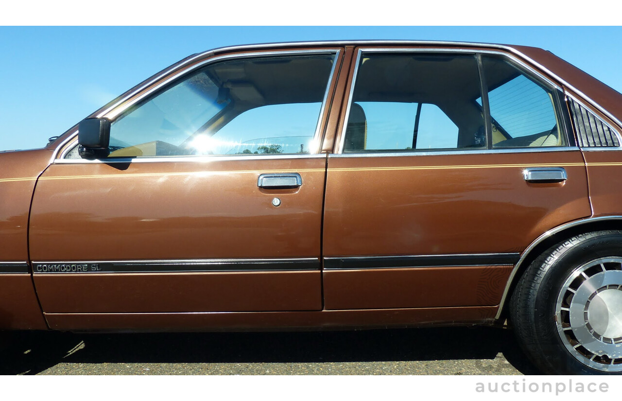 8/1980 Holden Commodore SL VC 4d Sedan Nutmeg Brown Metallic 4.2L 253ci V8