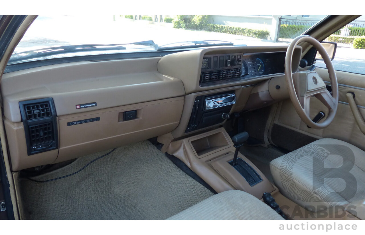 8/1980 Holden Commodore SL VC 4d Sedan Nutmeg Brown Metallic 4.2L 253ci V8