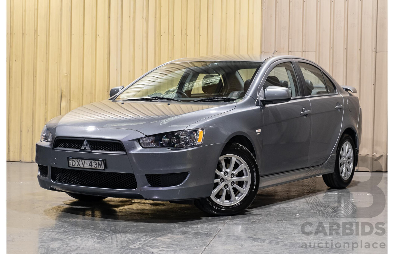 2/2012 Mitsubishi Lancer Platinum Edition CJ MY12 4d Sedan Grey 2.0L