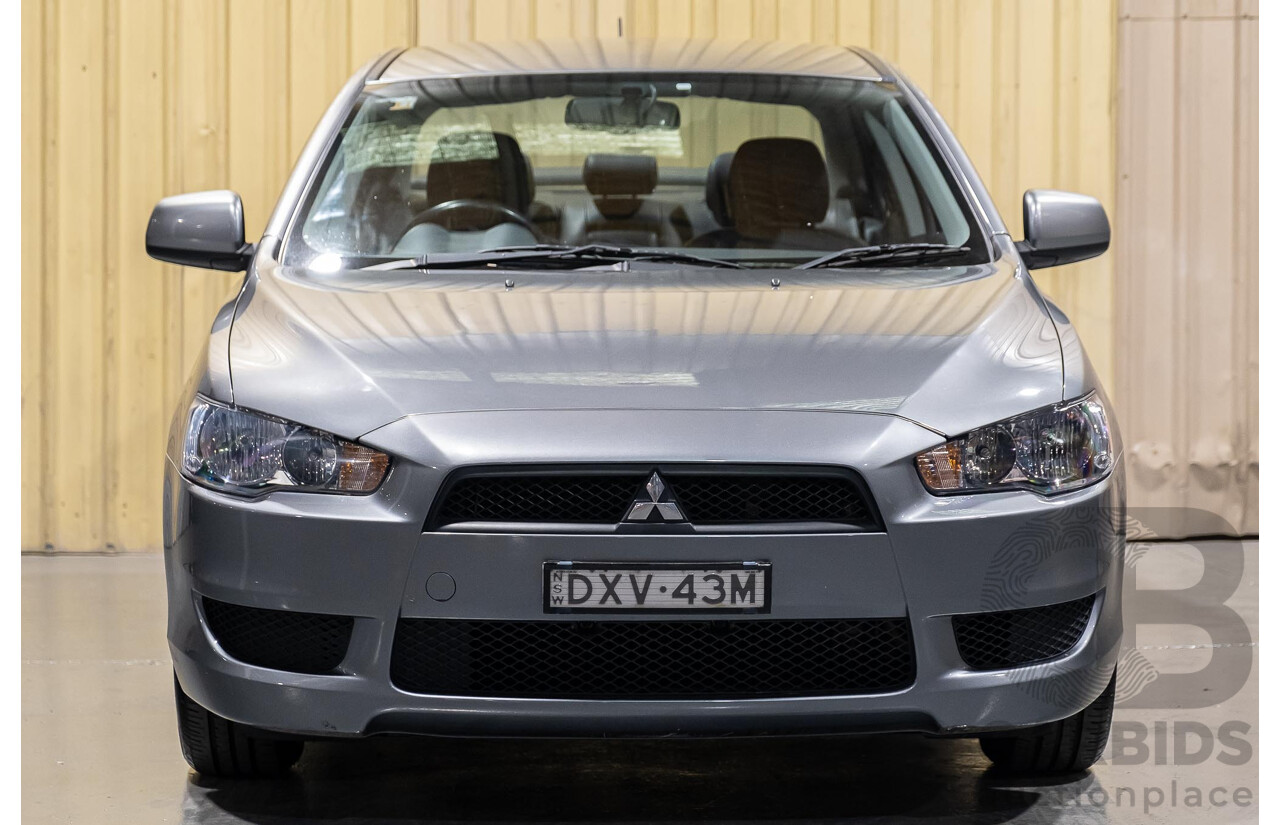 2/2012 Mitsubishi Lancer Platinum Edition CJ MY12 4d Sedan Grey 2.0L