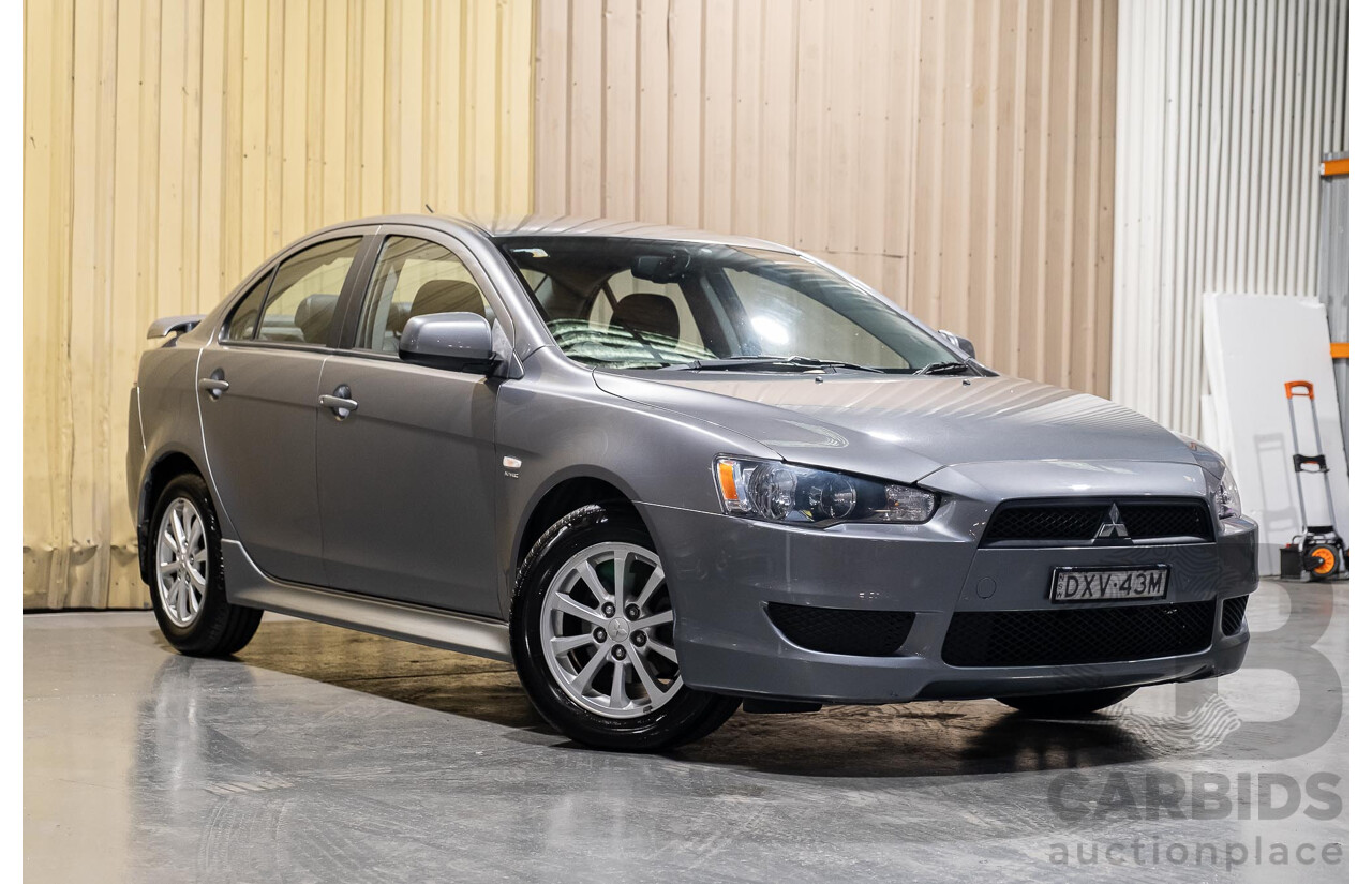 2/2012 Mitsubishi Lancer Platinum Edition CJ MY12 4d Sedan Grey 2.0L