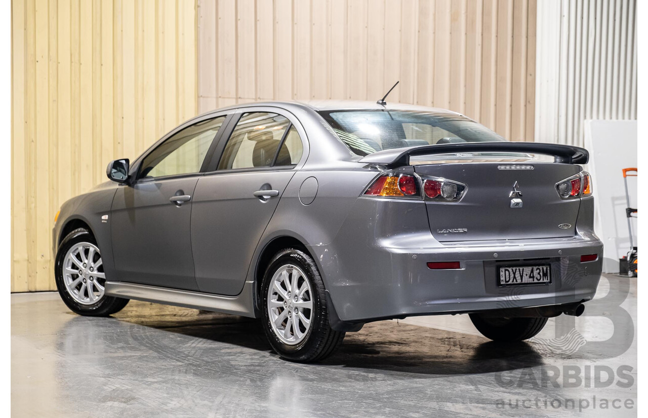 2/2012 Mitsubishi Lancer Platinum Edition CJ MY12 4d Sedan Grey 2.0L