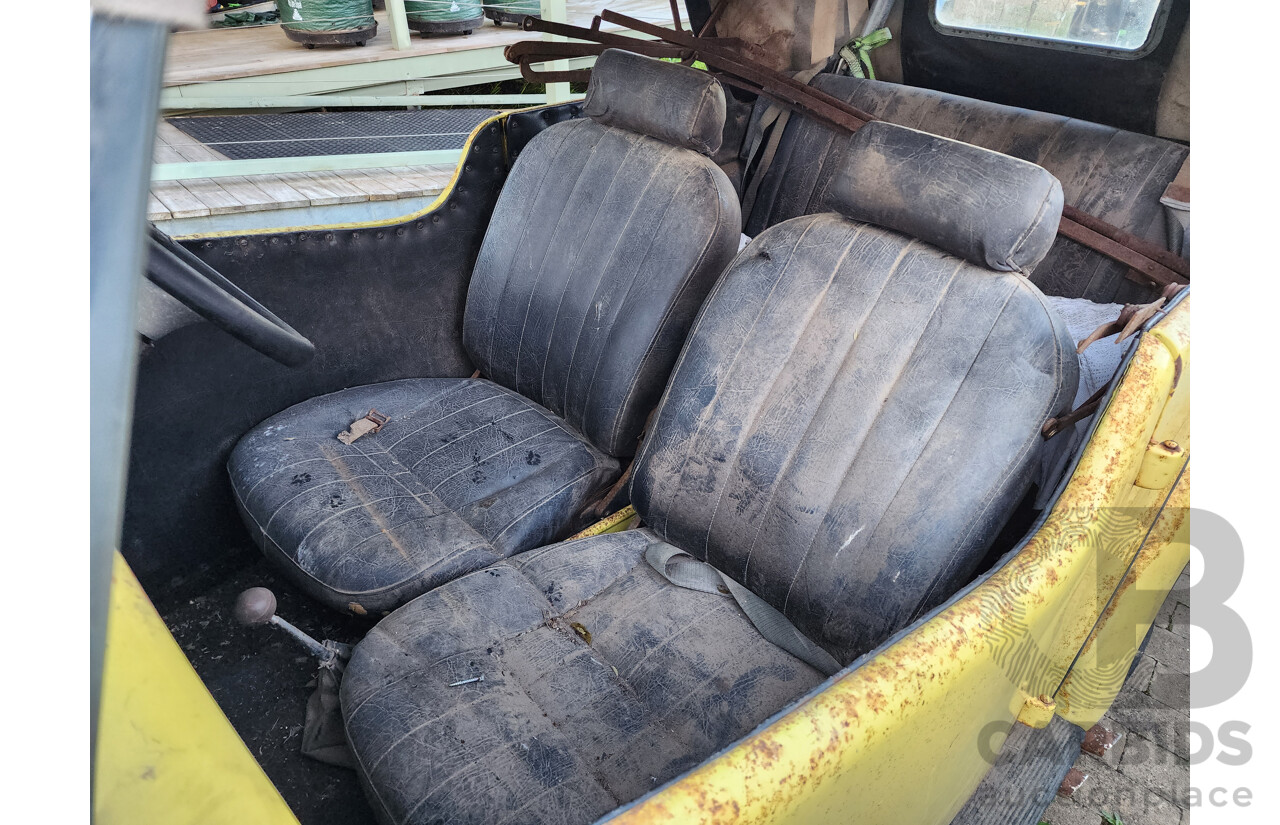 Circa 1949 Ford Anglia A494A Tourer 2d Convertible Yellow 1.2L - Project Car