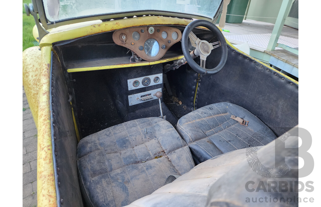 Circa 1949 Ford Anglia A494A Tourer 2d Convertible Yellow 1.2L - Project Car