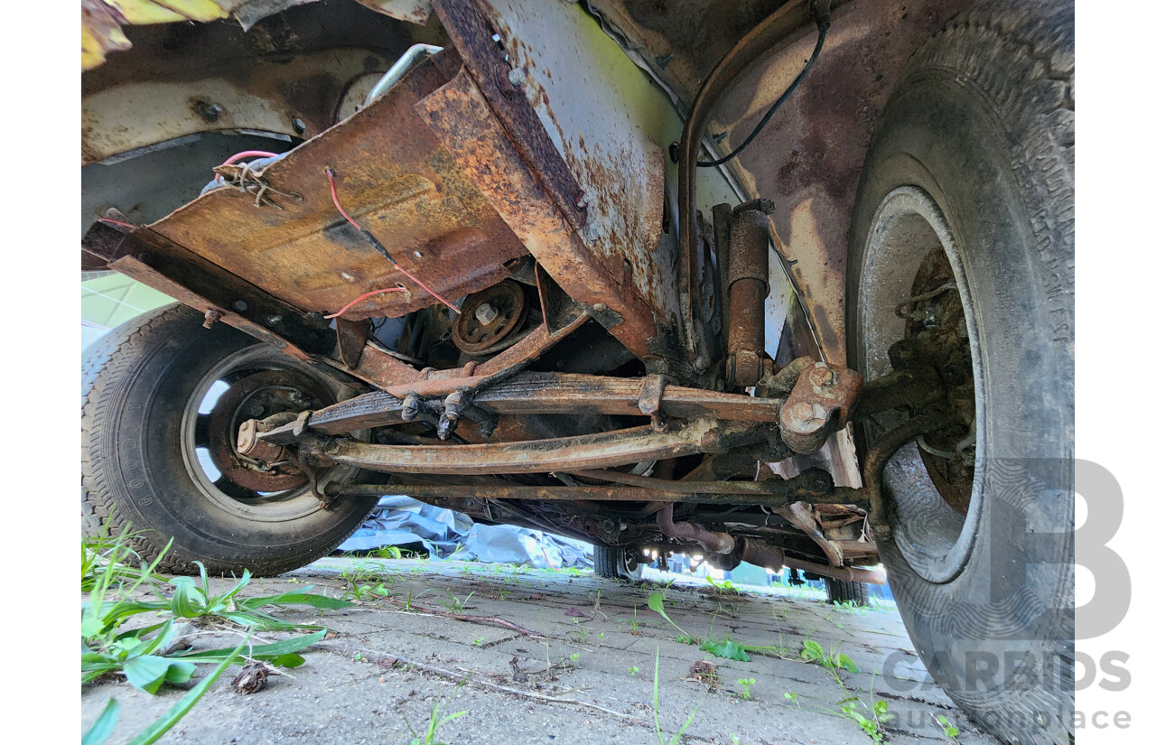 Circa 1949 Ford Anglia A494A Tourer 2d Convertible Yellow 1.2L - Project Car