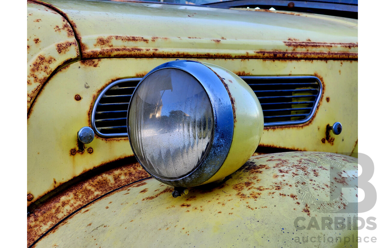 Circa 1949 Ford Anglia A494A Tourer 2d Convertible Yellow 1.2L - Project Car