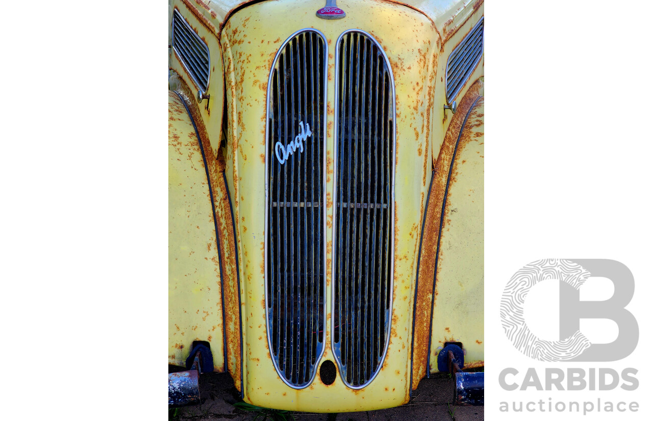 Circa 1949 Ford Anglia A494A Tourer 2d Convertible Yellow 1.2L - Project Car