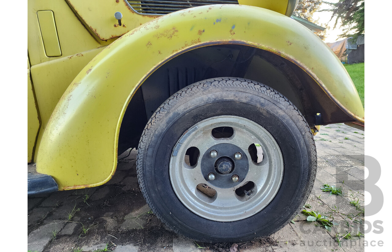 Circa 1949 Ford Anglia A494A Tourer 2d Convertible Yellow 1.2L - Project Car